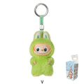 POP MART Labubu V4 The Monsters Pin For Love Alphabet Plush Pendant - Letter V