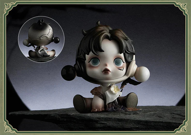 Genuine Pop Mart Skullpanda The Ink Plum Blossom Series Blind Box
