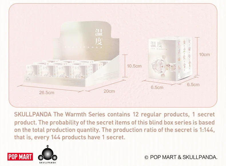 Genuine Pop Mart Skullpanda The Warmth Series Blind Box Figure