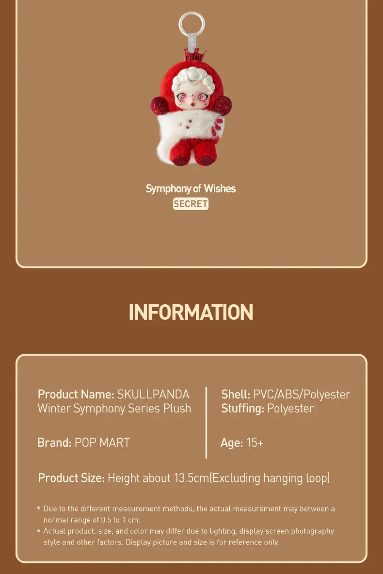 Genuine Pop Mart Skullpanda   Winter Symphony Series Blind Box