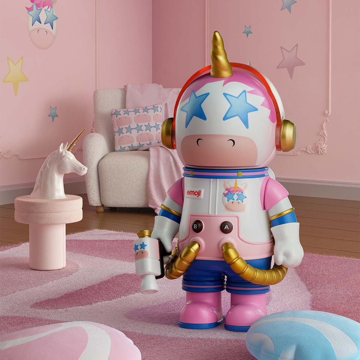 mega-space-molly-100-emojiв„ў-series  POP Mart MOLLY