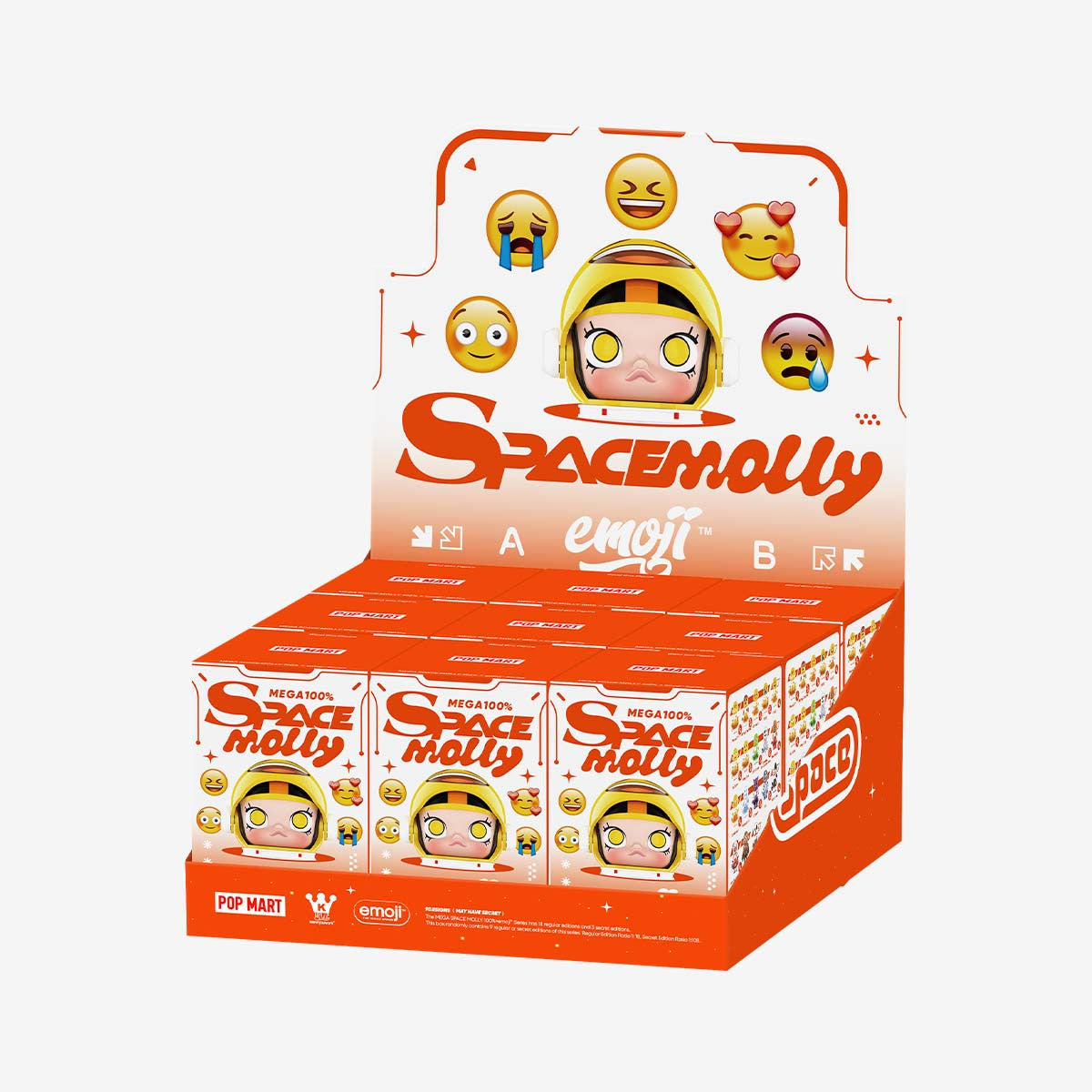 mega-space-molly-100-emojiв„ў-series  POP Mart MOLLY